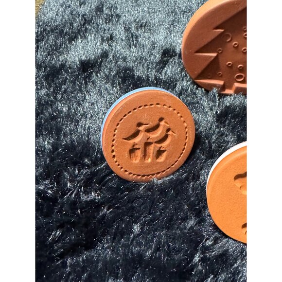 Rycraft Ceramic Cookie Stamps With Assorted Holiday Designs Set Of 5 - Picture 7 of 7